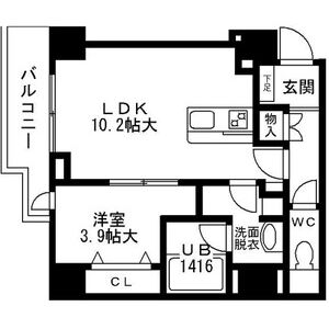 SUMMIT南森町の間取り図