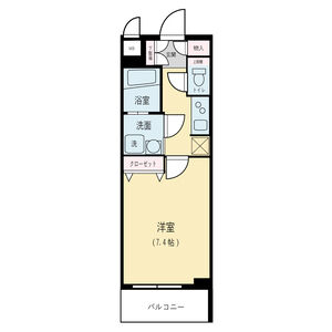 サムティ北梅田VESSELの間取り図