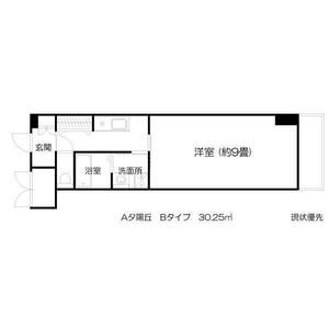 アリビオ夕陽丘の間取り図