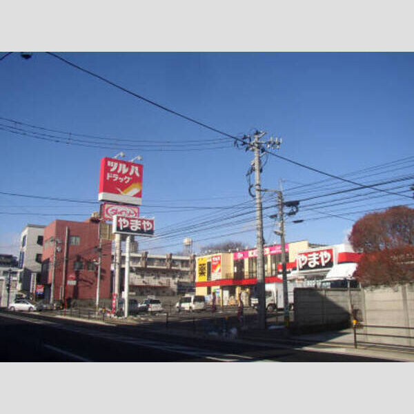 現地周辺 (徒歩約6分で「ツルハドラッグ」「ダイソー」)