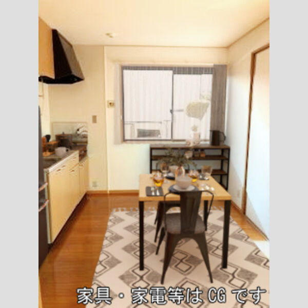 居室・リビング (家具/家電はCGです)