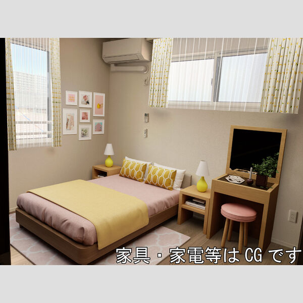 居室・リビング (家具‧家電はCGです)