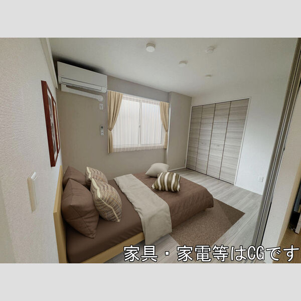 居室・リビング (家具‧家電はCGです)