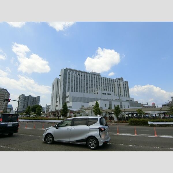 現地周辺 (市立病院)