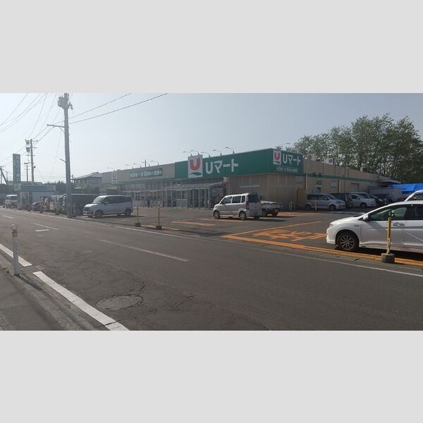 現地周辺 (Uマート桔梗野店まで220m)