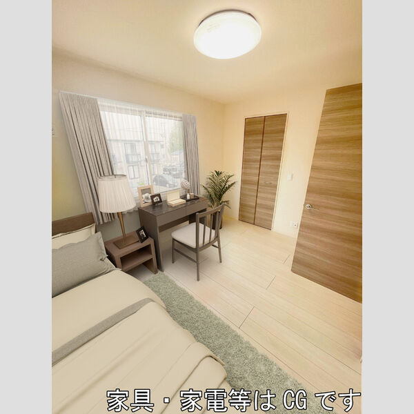 その他 (洋室の家具配置予想図になります。イメージ図はCGを利用して作製されております。)