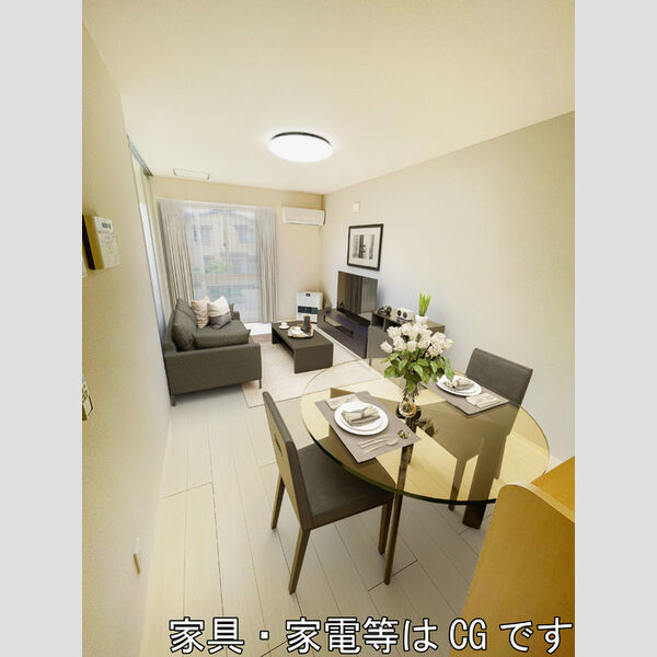 居室・リビング (リビングの家具配置予想図になります。イメージ図はCGを利用して作製されております。)