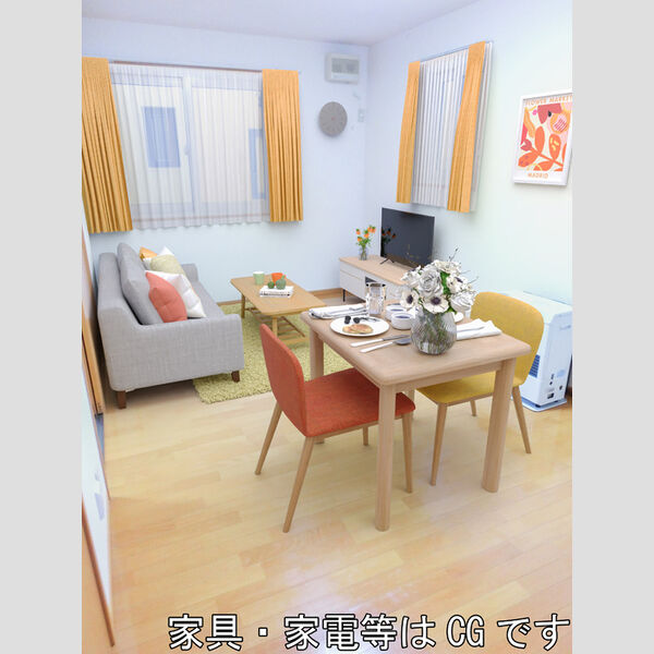 居室・リビング (家具配置予想図になります。イメージ図はCGを利用して作製されております。)