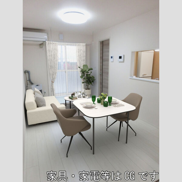 居室・リビング (家具配置予想図になります。イメージ図はCGを利用して作製されております。)