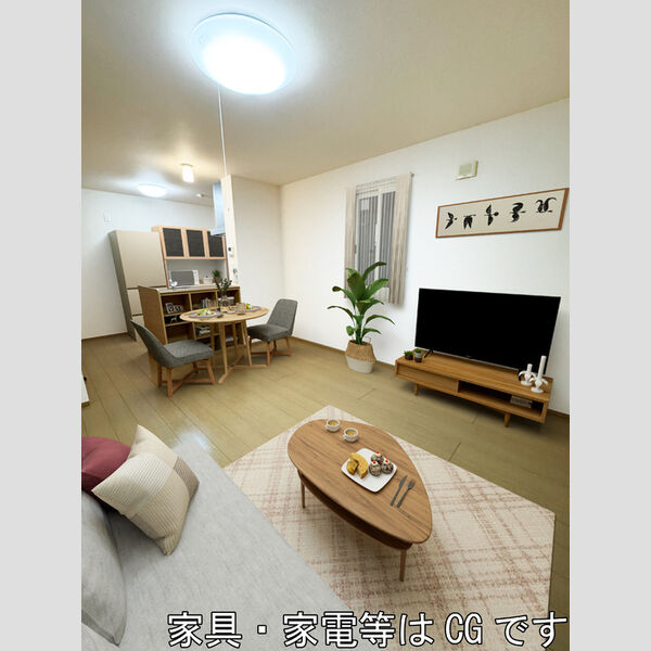 居室・リビング (家具配置予想図になります。イメージ図はCGを利用して作製されております。)