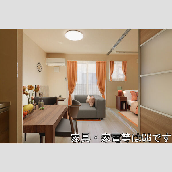 居室・リビング (家具‧家電はCGです)