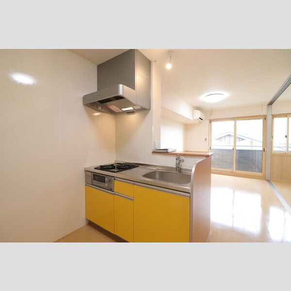 キッチン (2口ガスコンロ付きキッチン)