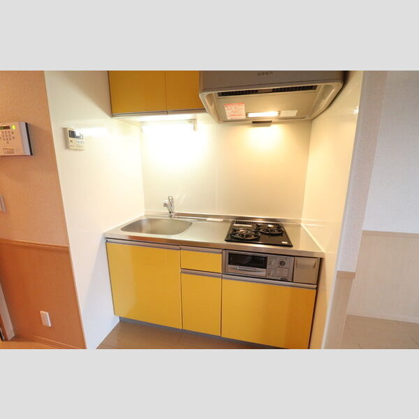 キッチン (2口コンロ付きキッチン)