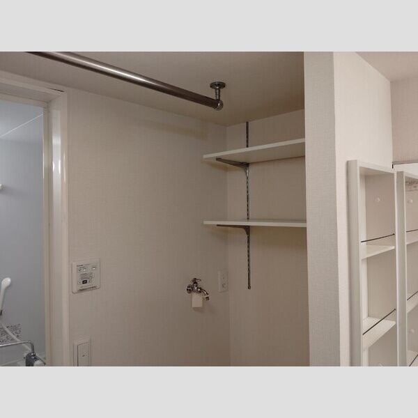 洗面所 (洗濯機上収納)