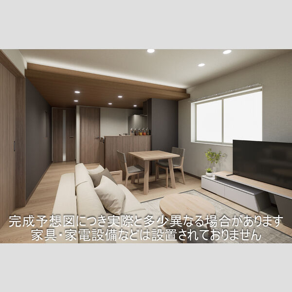 居室・リビング (LDK ※家具・家電等はCGです)