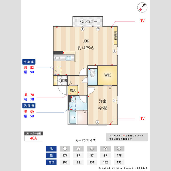 その他 (間取り図(採寸図))