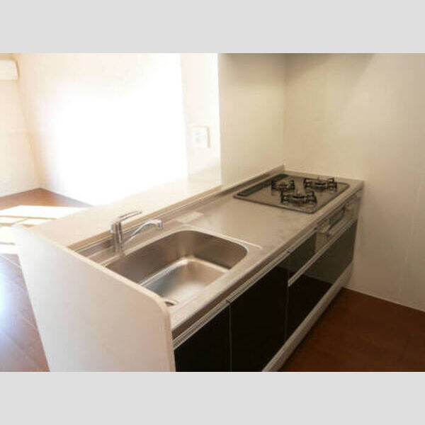 キッチン (対面キッチンに3口ガスコンロ)