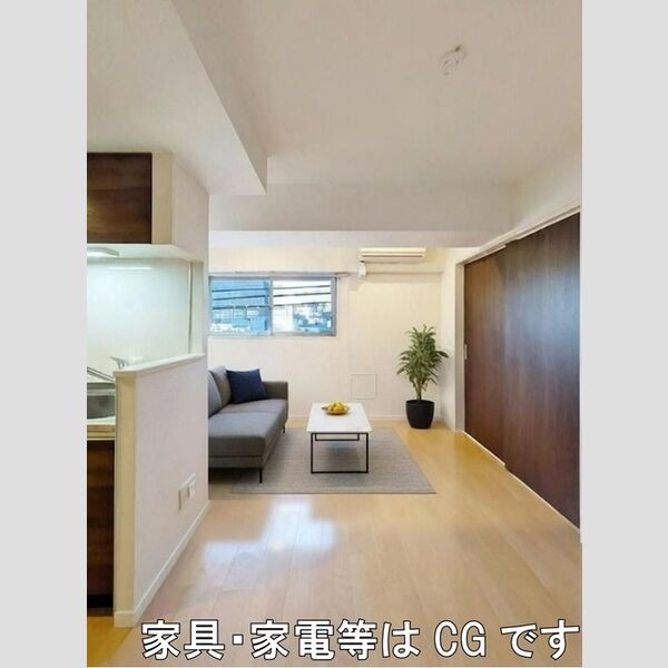 居室・リビング (LDK　※家具・家電等はCGです)