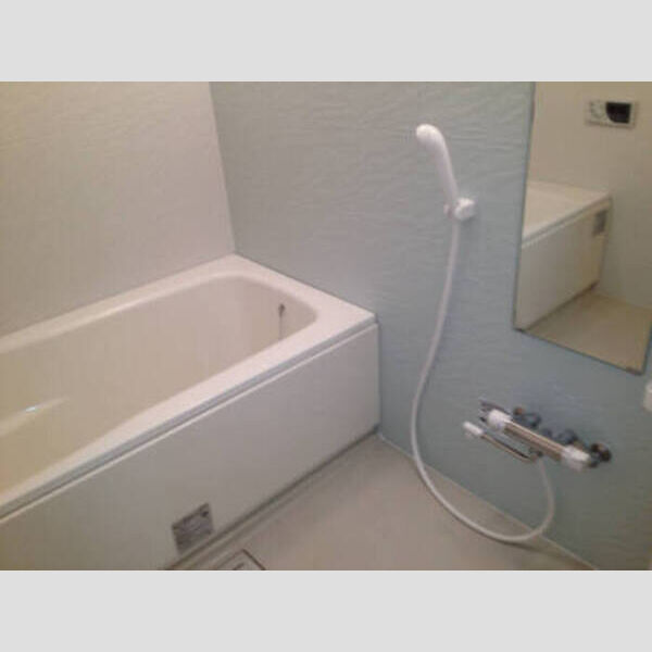 バス (清潔感あふれる浴室)