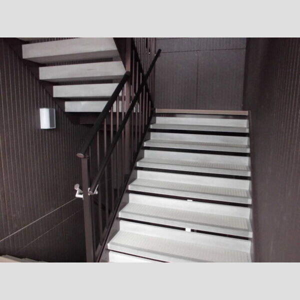 現地周辺 (共用階段)