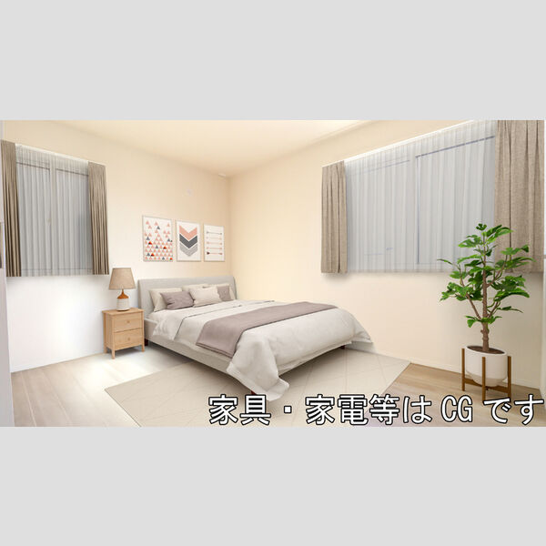その他 (洋室4.8帖(※家具・家電等はCGです))