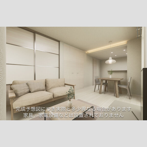 居室・リビング (LDK ※家具・家電等はCGです。)