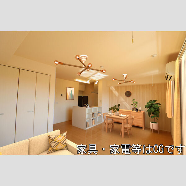 居室・リビング (LDK(※家具・家電等はCGです。))