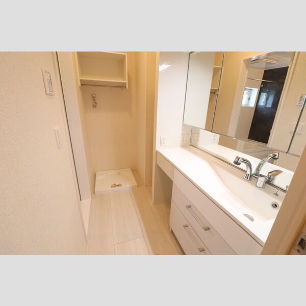 洗面所 (洗髪洗面化粧台・洗濯機置き場)