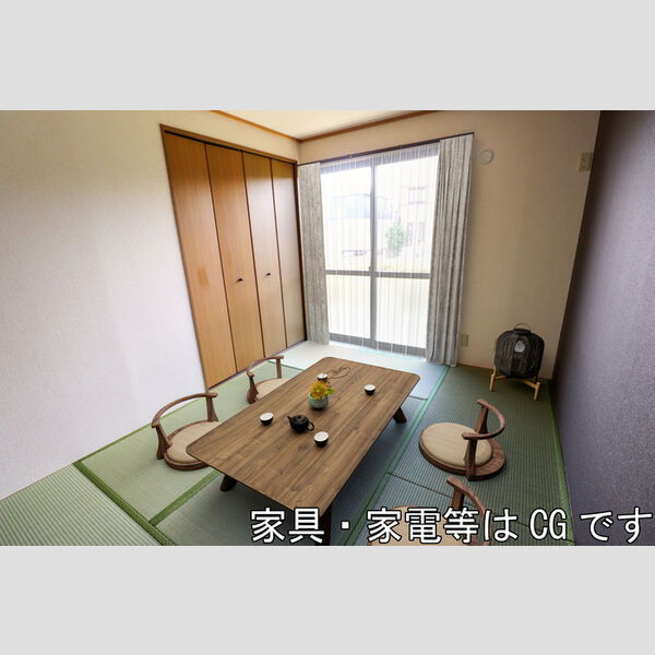 居室・リビング (家具‧家電はCGです)
