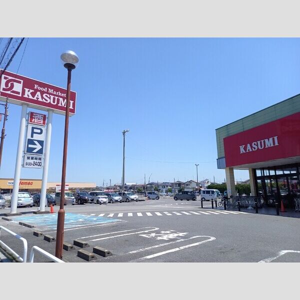 現地周辺 (フードマーケット　カスミ)