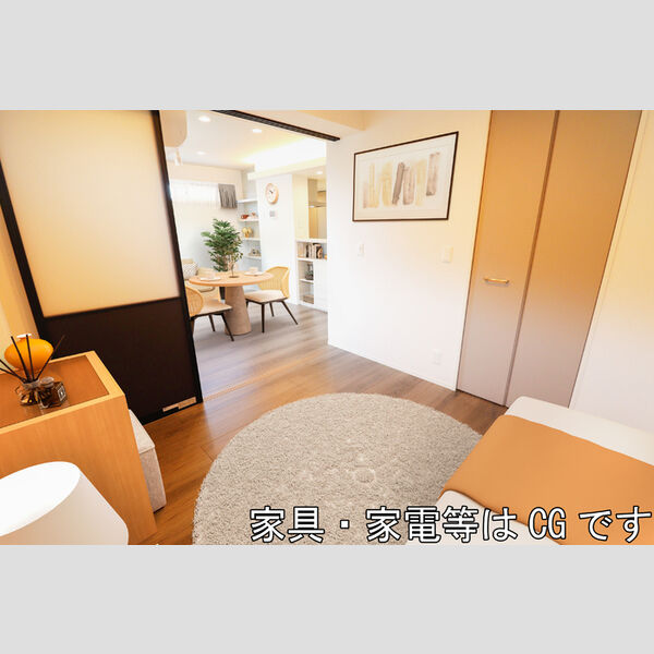 居室・リビング (洋室(※家具・家電等はCGです))