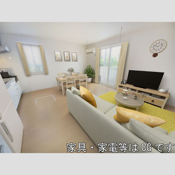 居室・リビング (リビング(家具・家電等はCGです。))