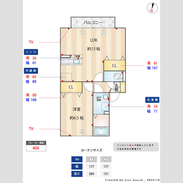その他 (間取り図寸法付)