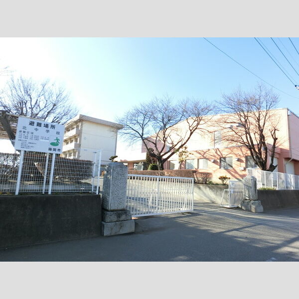 現地周辺 (藤岡市立北中学校)