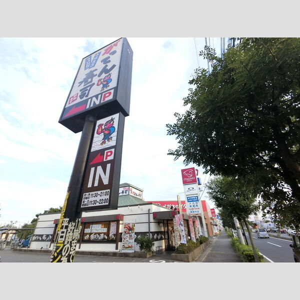 現地周辺 (がってん寿司高崎上大類店)