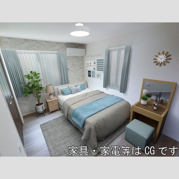 居室・リビング (※家具・家電等はCGです)