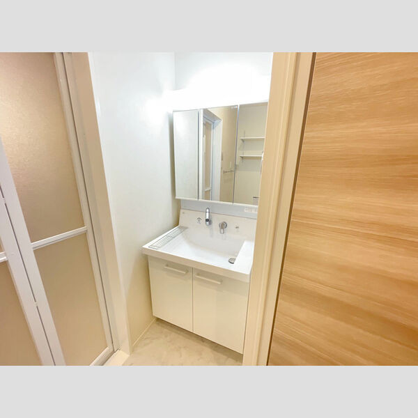 洗面所 (三面鏡付き洗面化粧台)