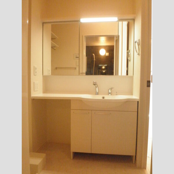 洗面所 (3面鏡付き洗髪洗面化粧台)