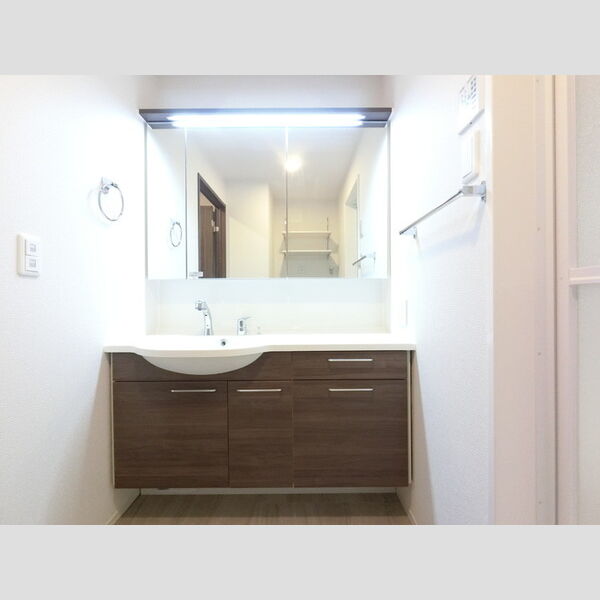 洗面所 (三面鏡付き洗面化粧台)