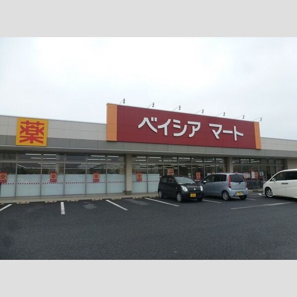 現地周辺 (ベイシアマートまで約520mです。)