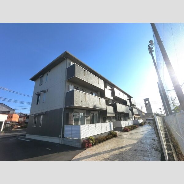 建物外観 (落ち着いた2トーンカラーですが存在感のある外観です!)