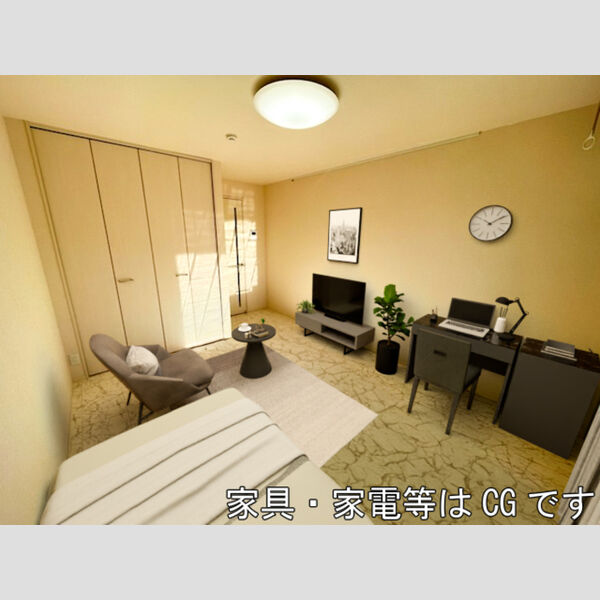 居室・リビング (家具家電等はCGです。)