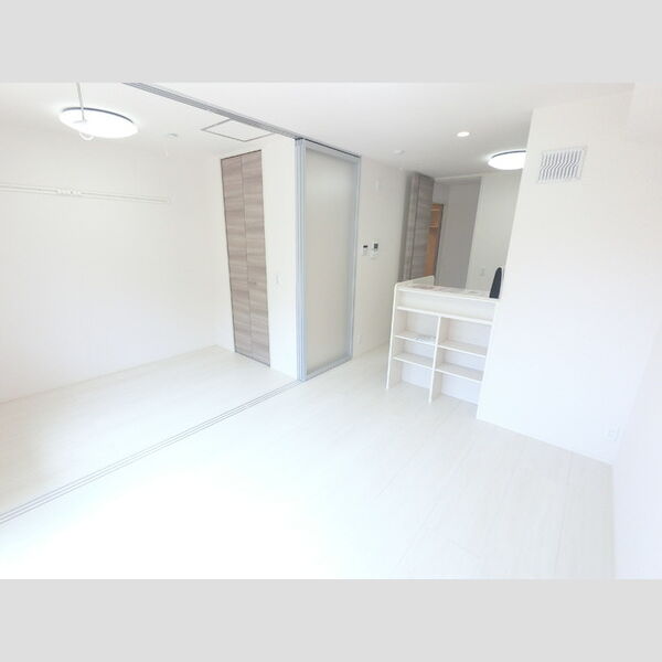 居室・リビング (ライトスルースクリーンで光を透しながらほどよく遮ります。)