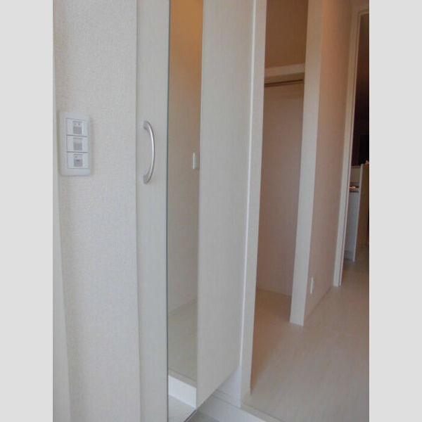 玄関 (トールタイプミラー付シューズボックスです。)