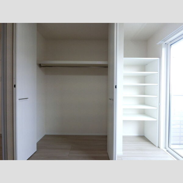 収納 (クローゼットと収納棚(203号室))