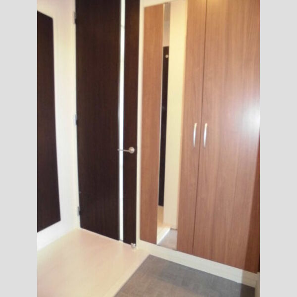 玄関 (トールタイプミラー付シューズボックスです。)