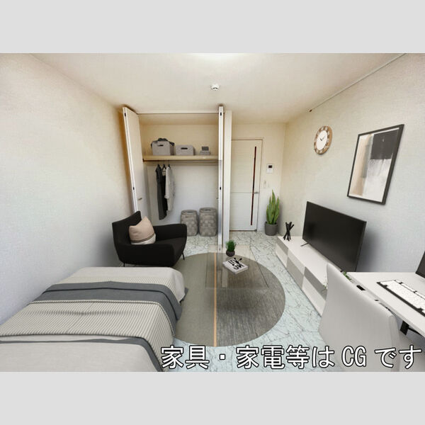 居室・リビング (洋室　家具家電等はCGです。)