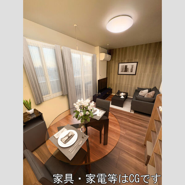 居室・リビング (※家具家電はイメージCGです。)