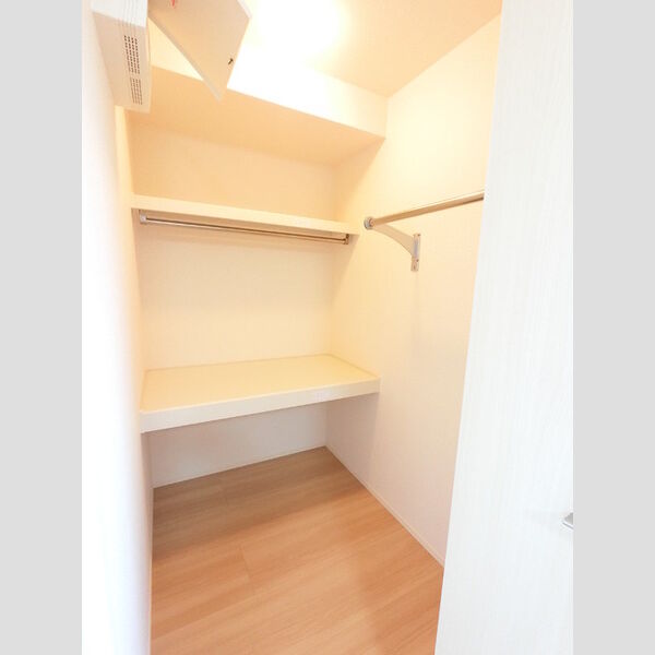 収納 (ウォークインクローゼットです)