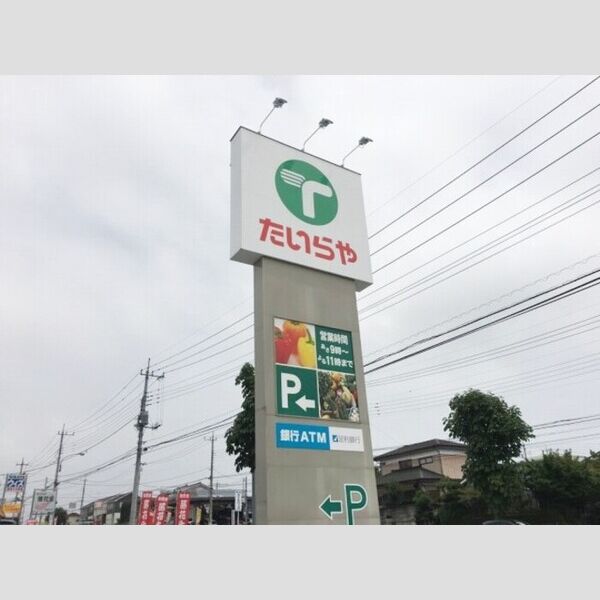 現地周辺 (たいらや真岡店)